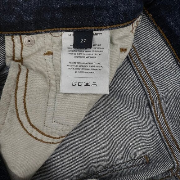 Citizens of Humanity Olivia Blue Jeans Colour Morella Size 27 - Picture 9 of 9